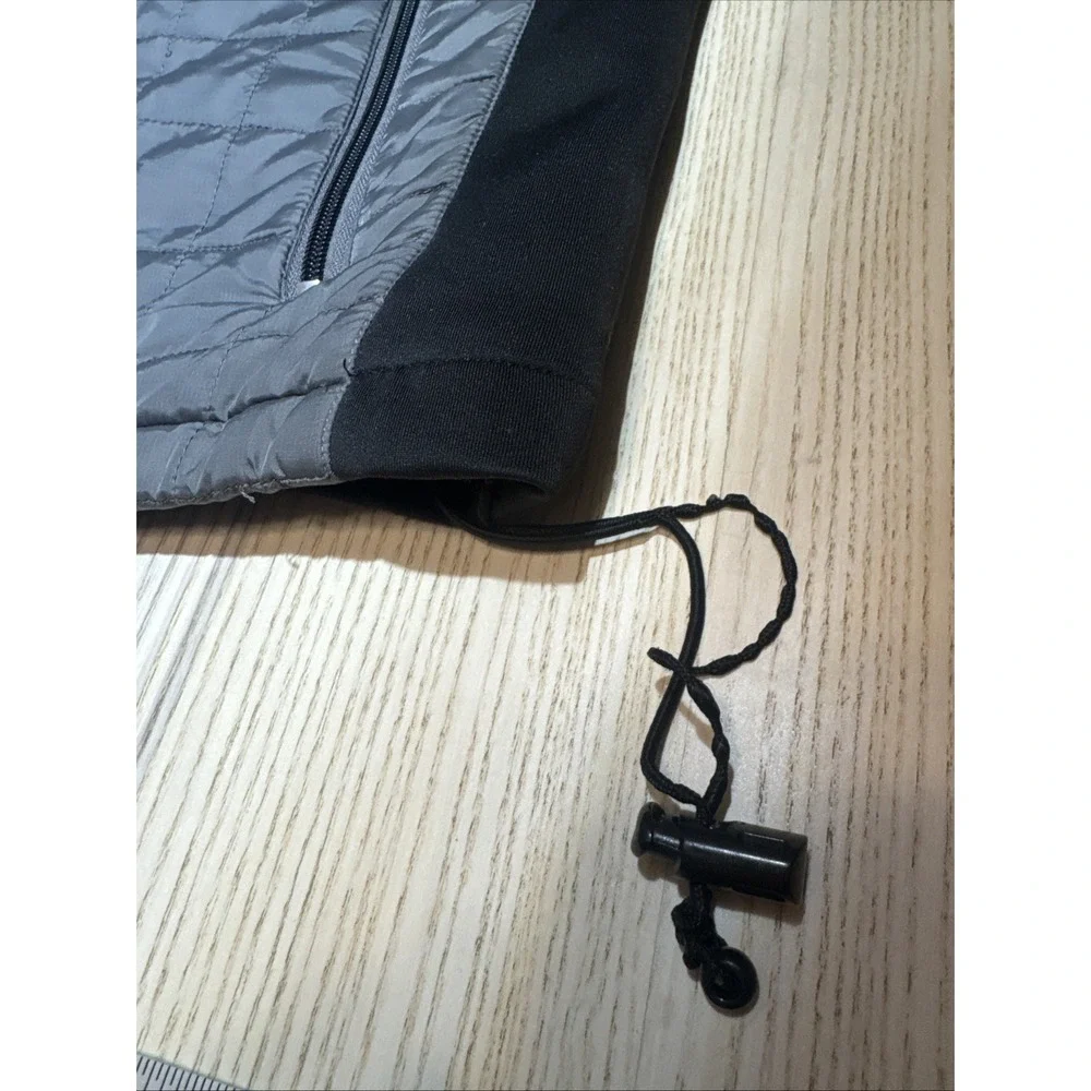 Harley Davidson Men's XL Turret Convertible Packable Mid-Layer Jacket Vest Black